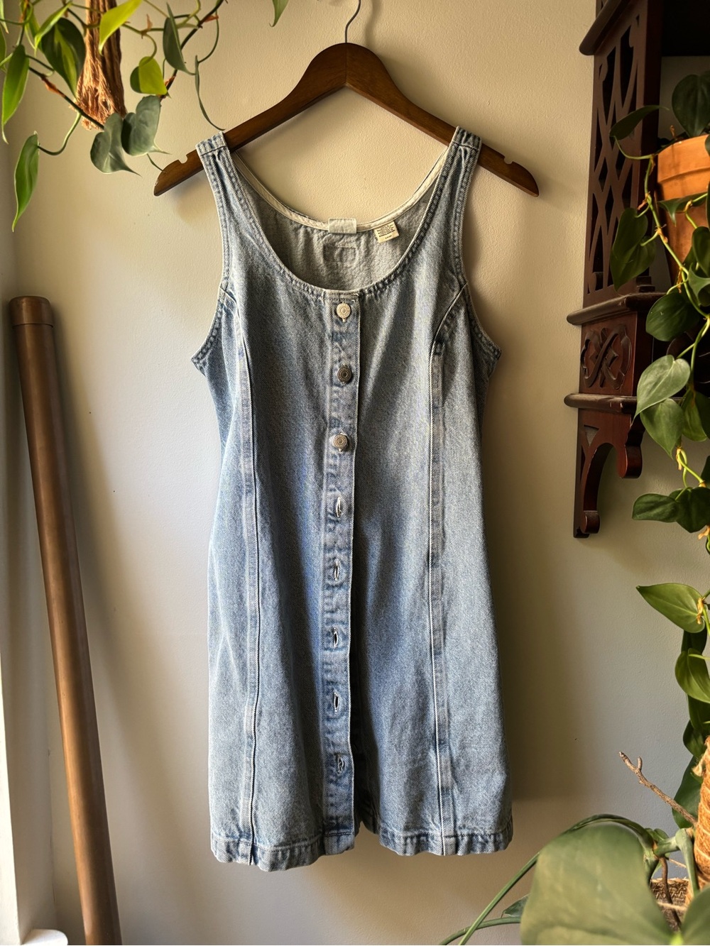 Levi's light blue denim sleeveless dress - Picture 5 of 5